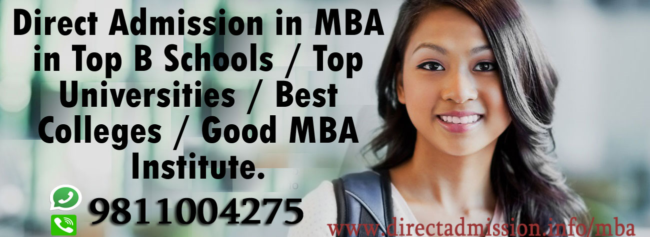 Direct Admission MBA colleges in India